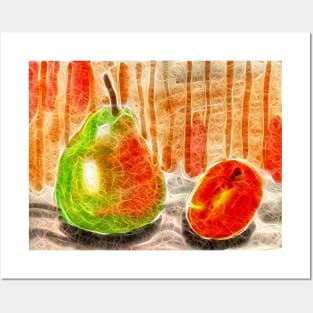 Pear and Apricot Posters and Art